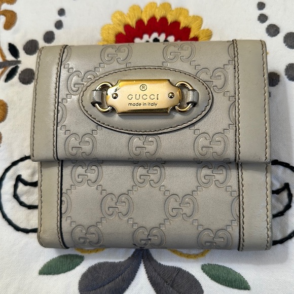 Gucci vintage cream wallet - Picture 1 of 12